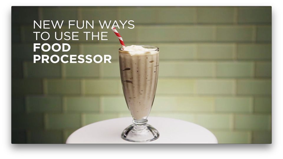 Fun Uses for a Food Processor