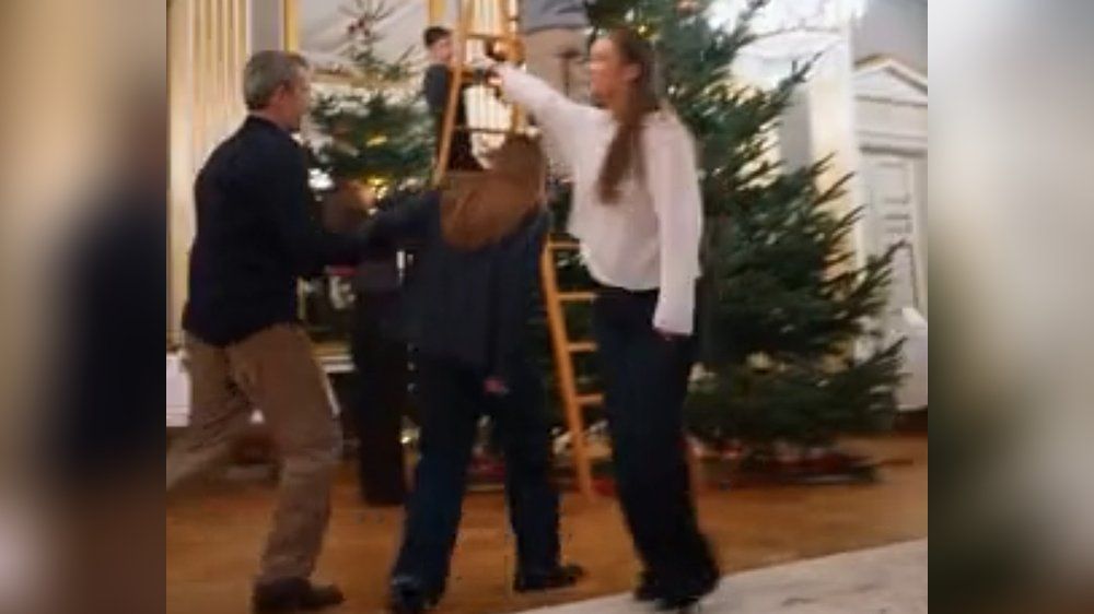 With Dog and Dance: Danish Royals Decorate Christmas Tree
