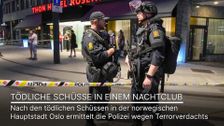 Gunshots in Oslo: Two dead and 21 injured - terror suspect