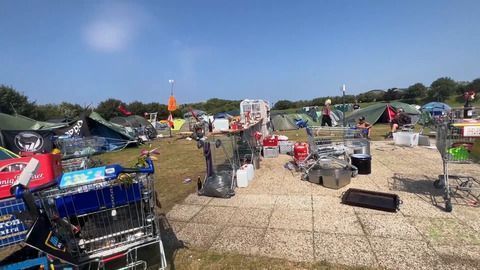 Sylt: Punk-Protestcamp 3.0 feiert Halbzeit
