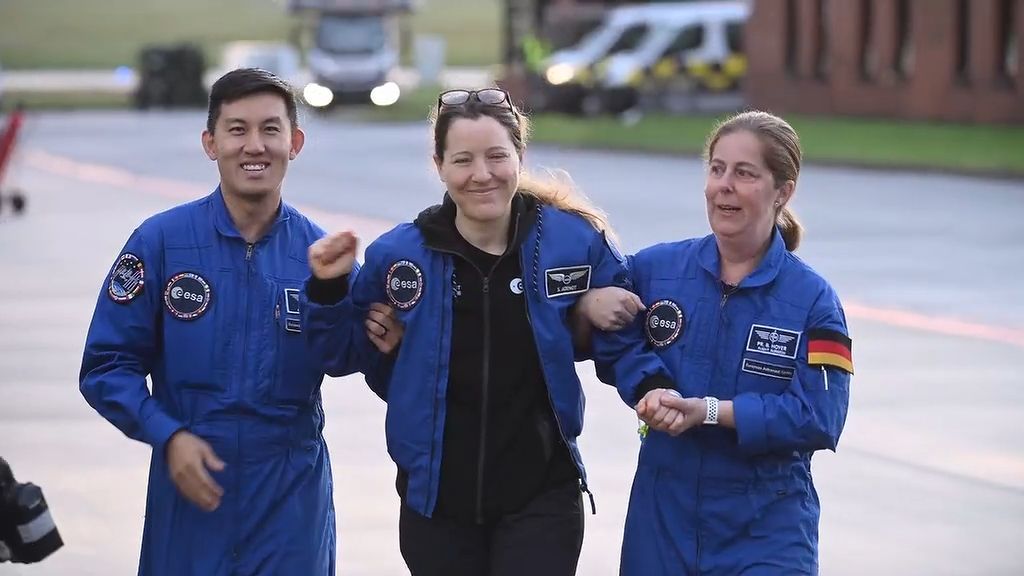 Video: Zurück aus dem Weltall: Astronautin Sophie Adenot landet in Köln
