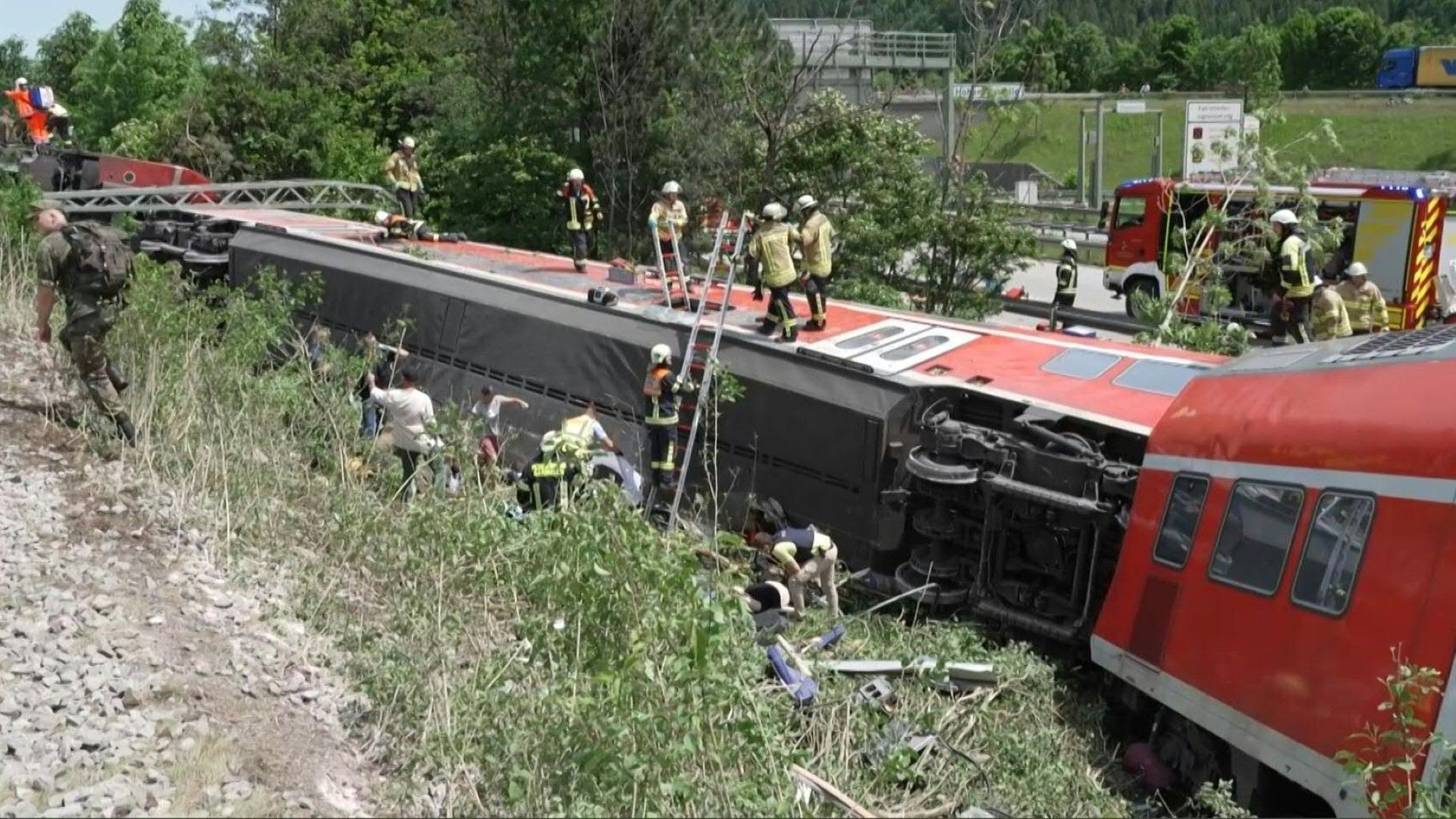 Mehrere Tote bei schwerem Zugunglück nahe Garmisch-Partenkirchen