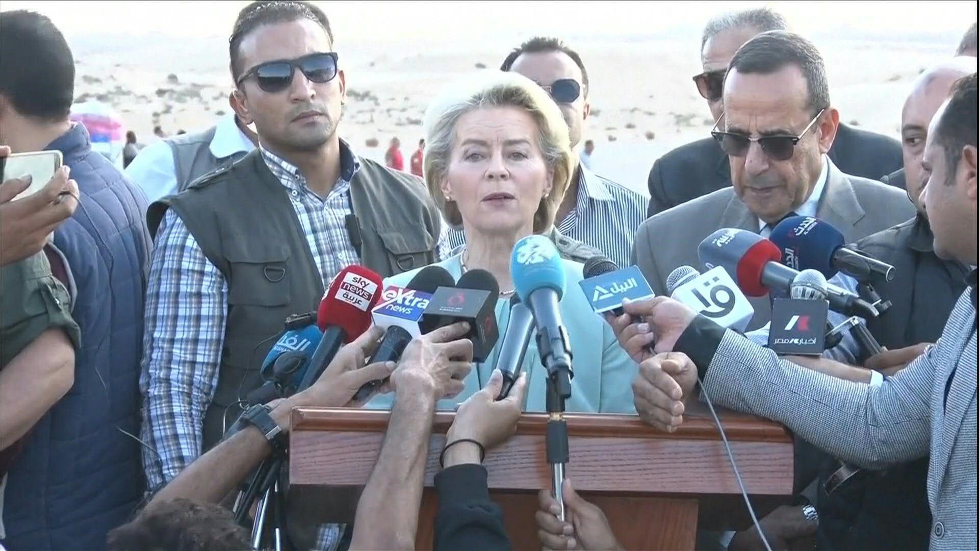 Von der Leyen: "Israelis und Palästinenser brauchen Zwei-Staaten-Lösung"