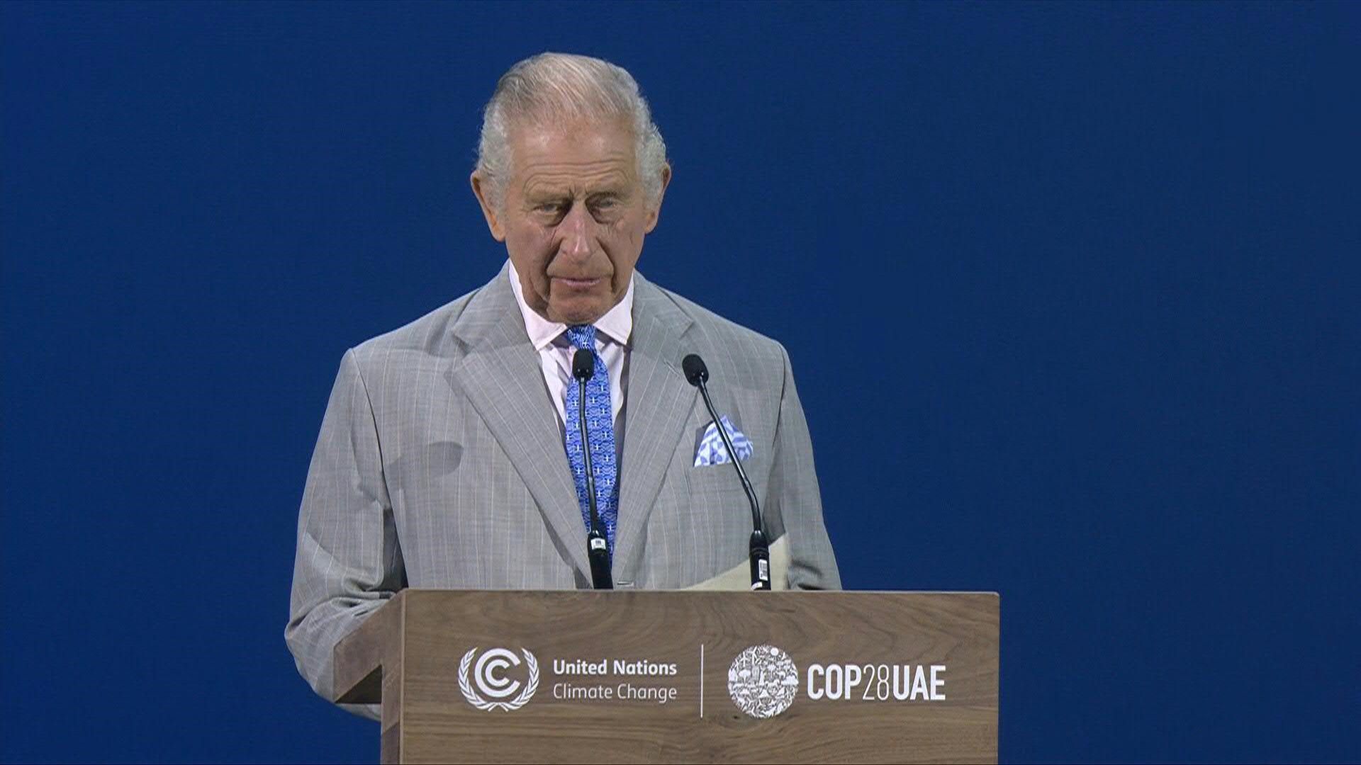 Britain's Charles III praying for climate 'turning point' at COP28