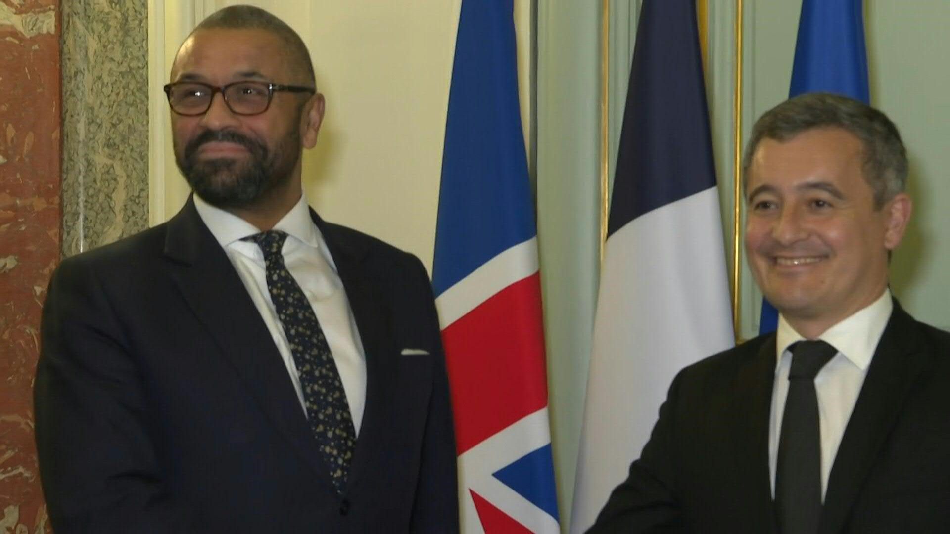 French interior minister welcomes British counterpart in Paris
