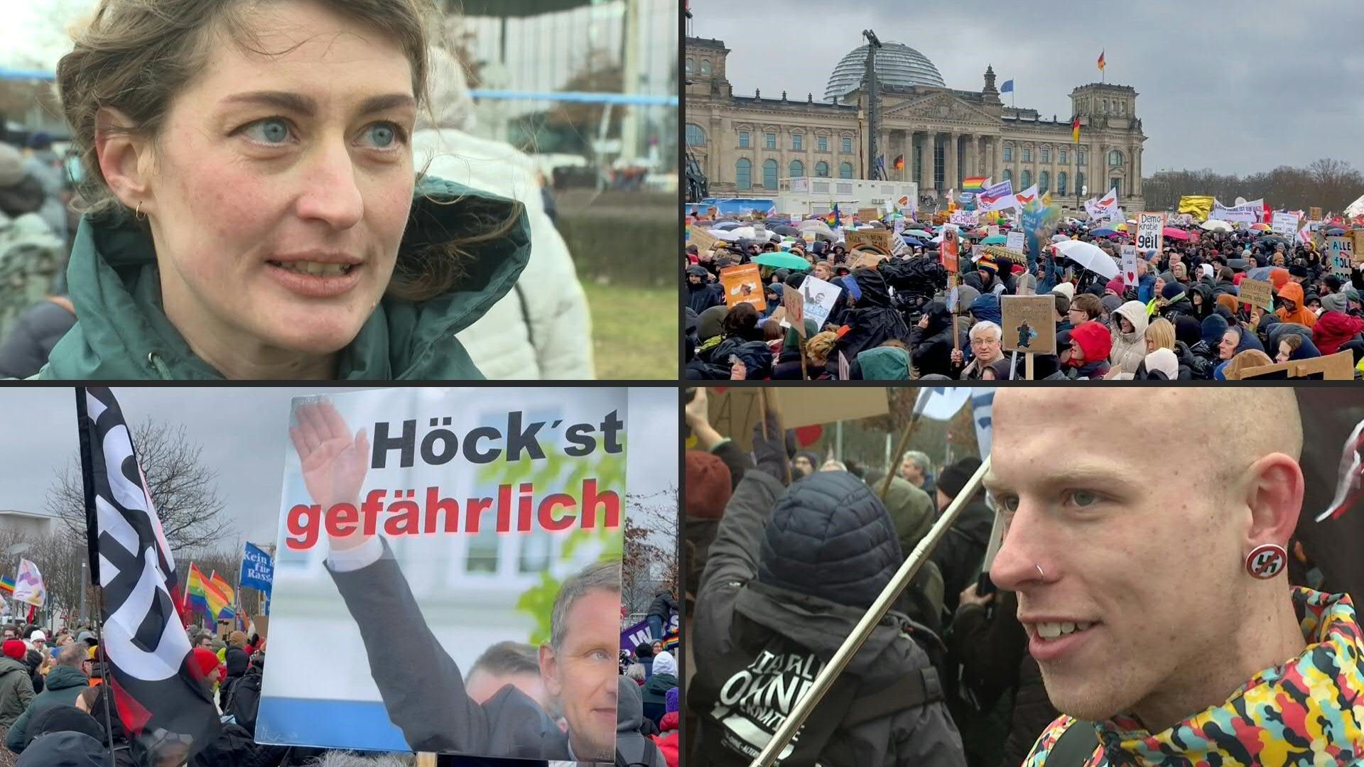 Berlin zeigt Flagge gegen rechts: „Wir sind stärker als die“