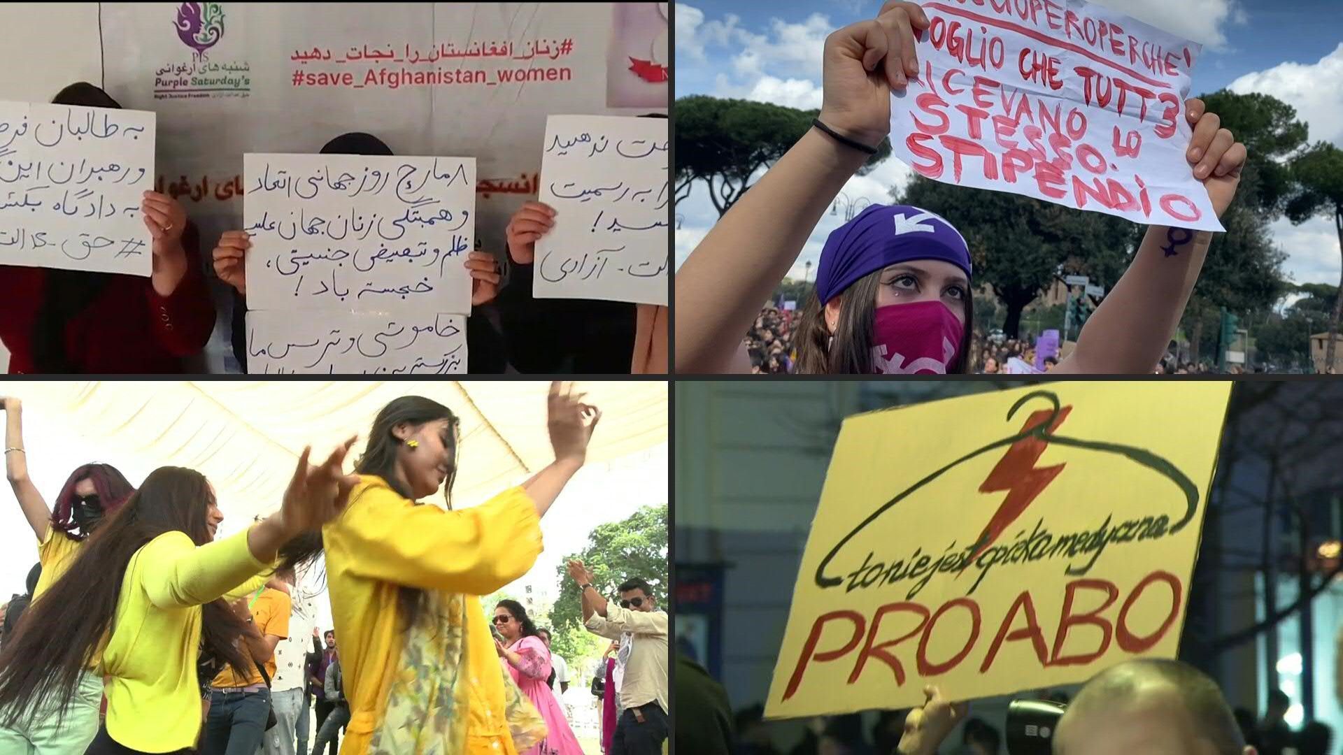 Der internationale Frauentag in aller Welt