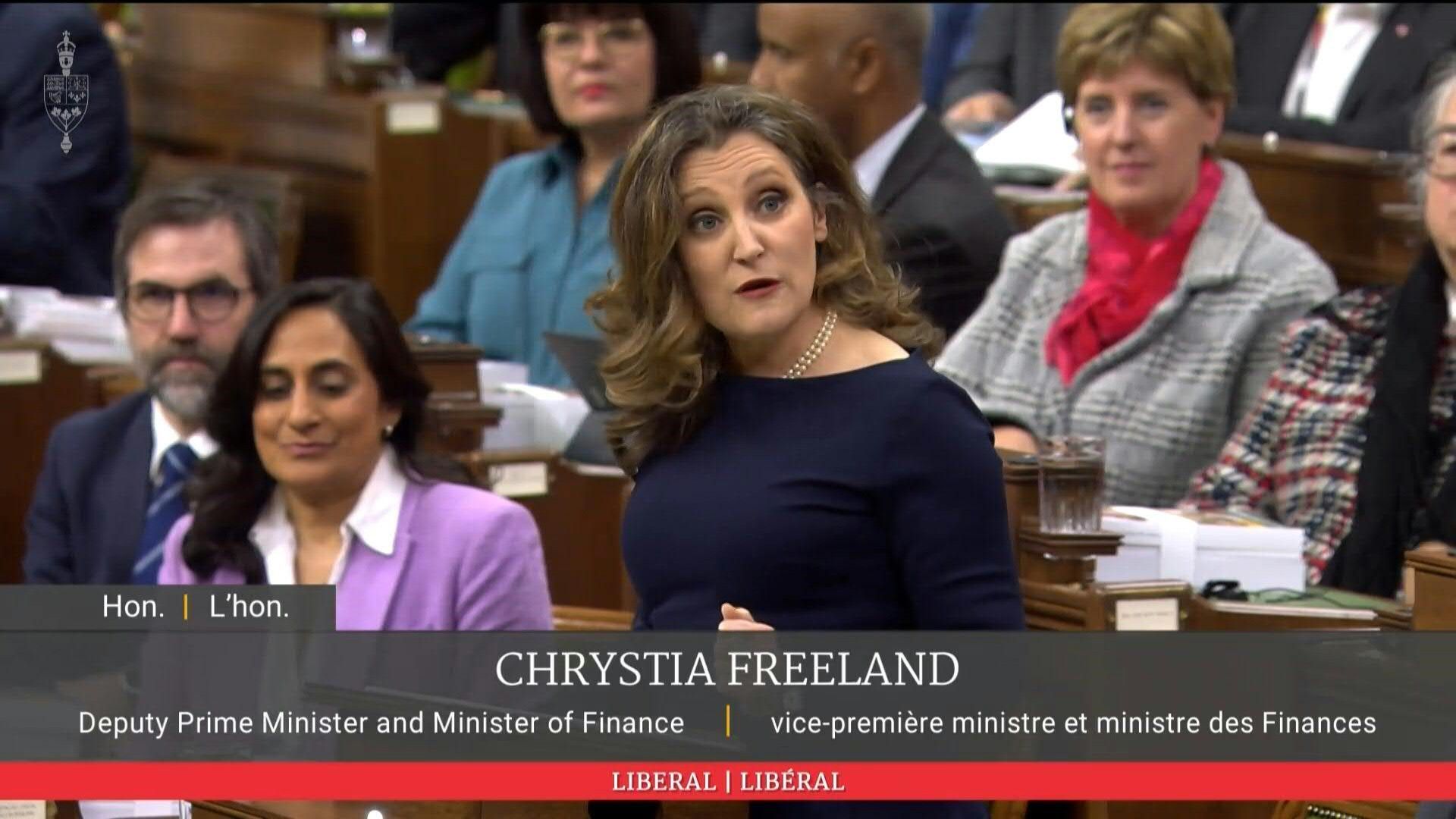 Canadian Finance Minister presents 2024 federal budget to parliament