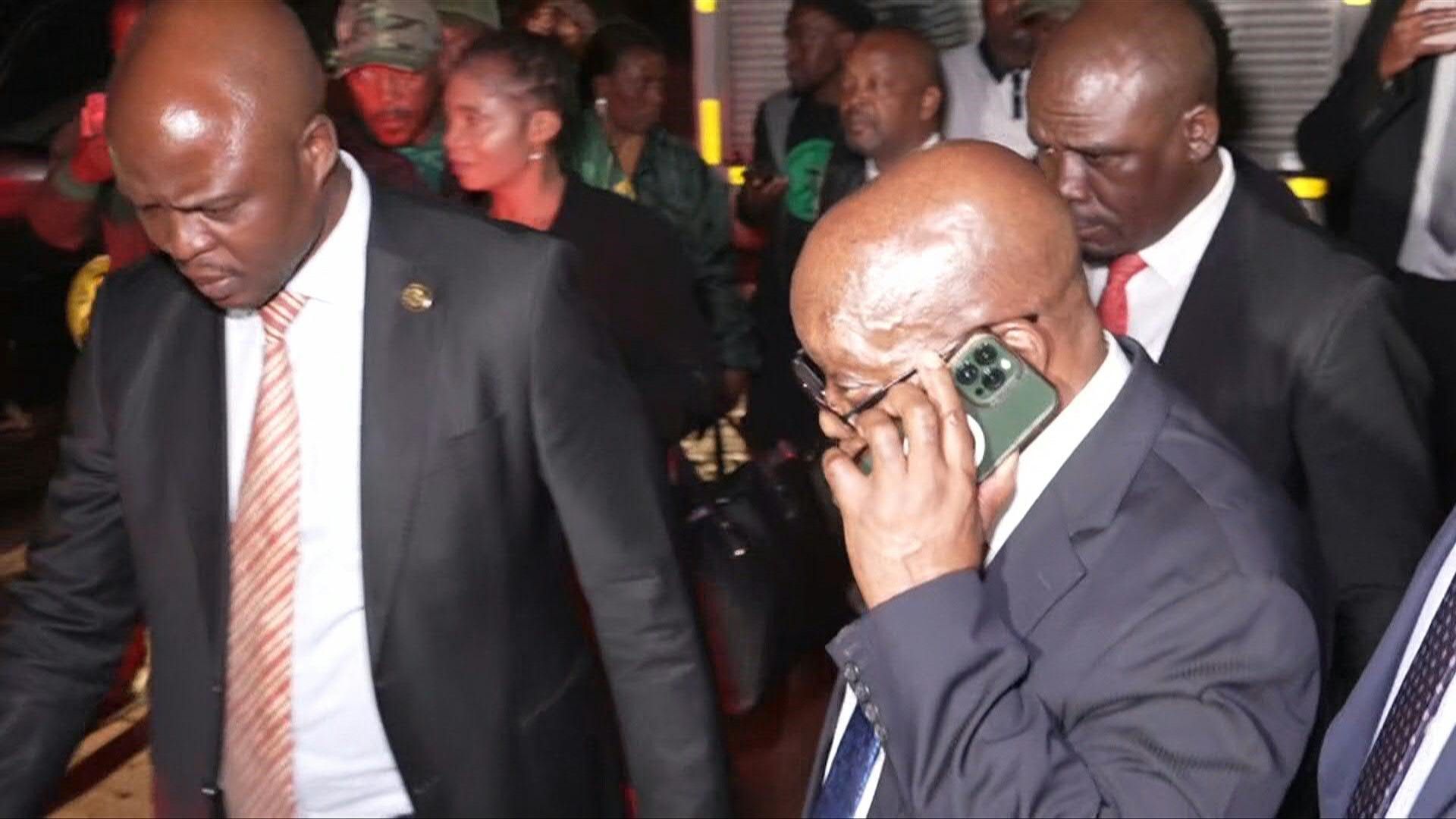 Jacob Zuma leaves S.Africa top court after critical election case hearing