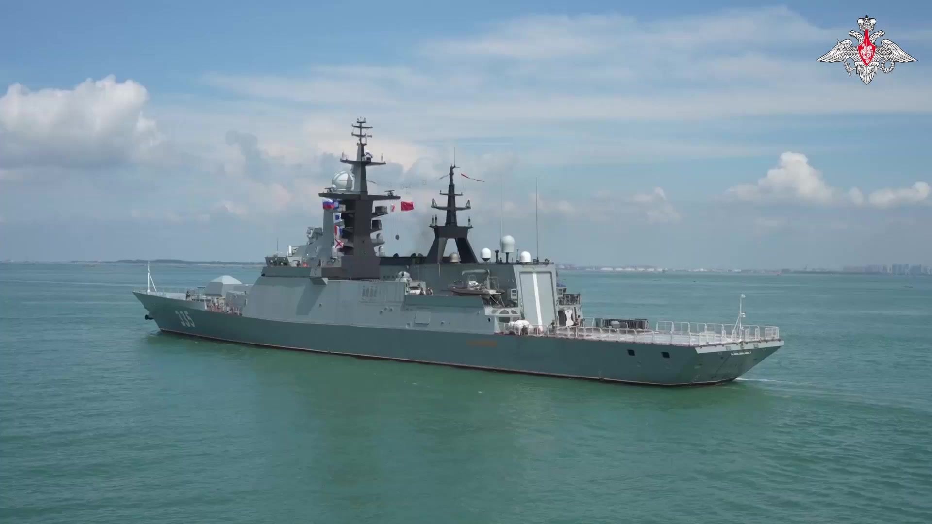 Russland und China halten gemeinsames Militärmanöver ab