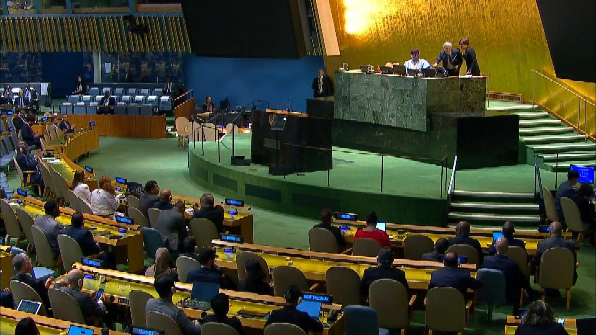 UN General Assembly calls for end to Israeli occupation within a year