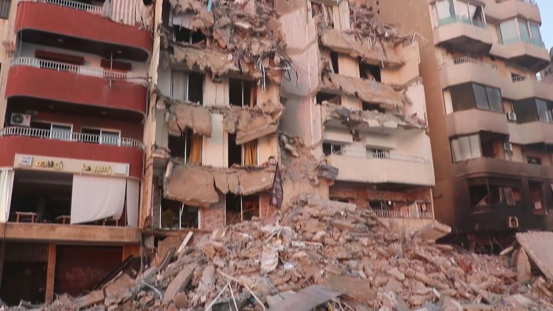 Destruction in Lebanon's Tyre following Israeli strikes