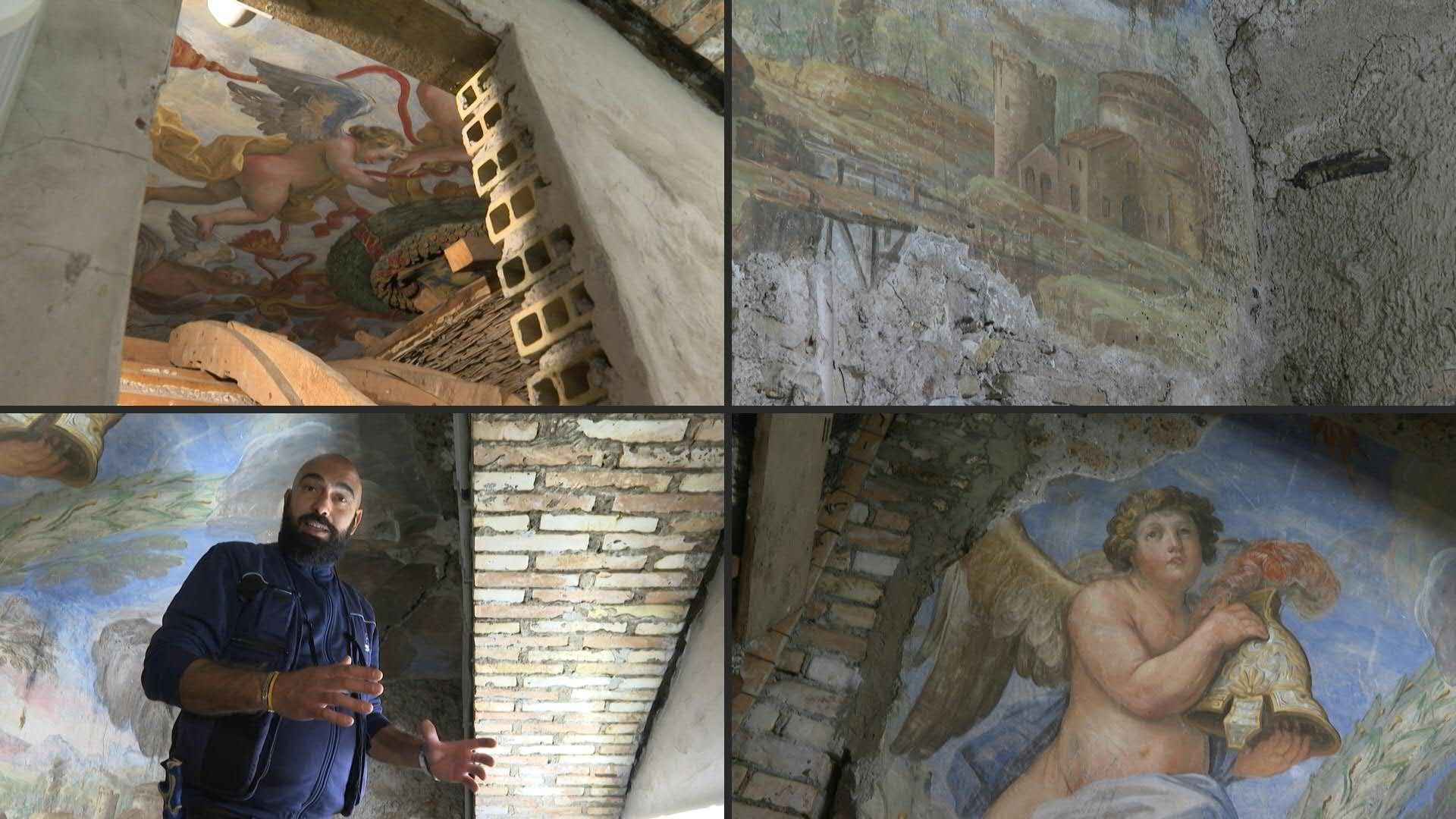 Elektriker entdeckt zufällig Renaissance-Fresken in römischer Villa