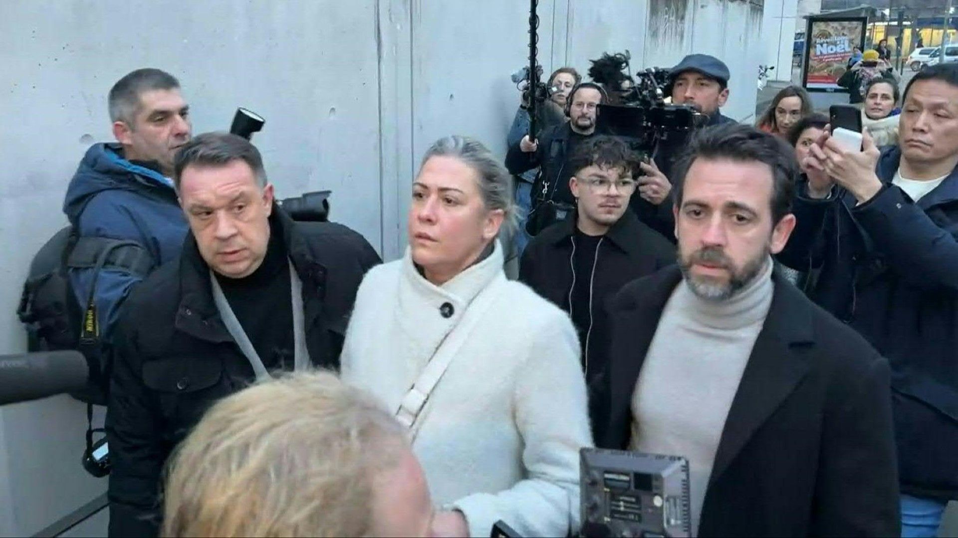 Mass rape trial: Gisele Pelicot's children arrive in court