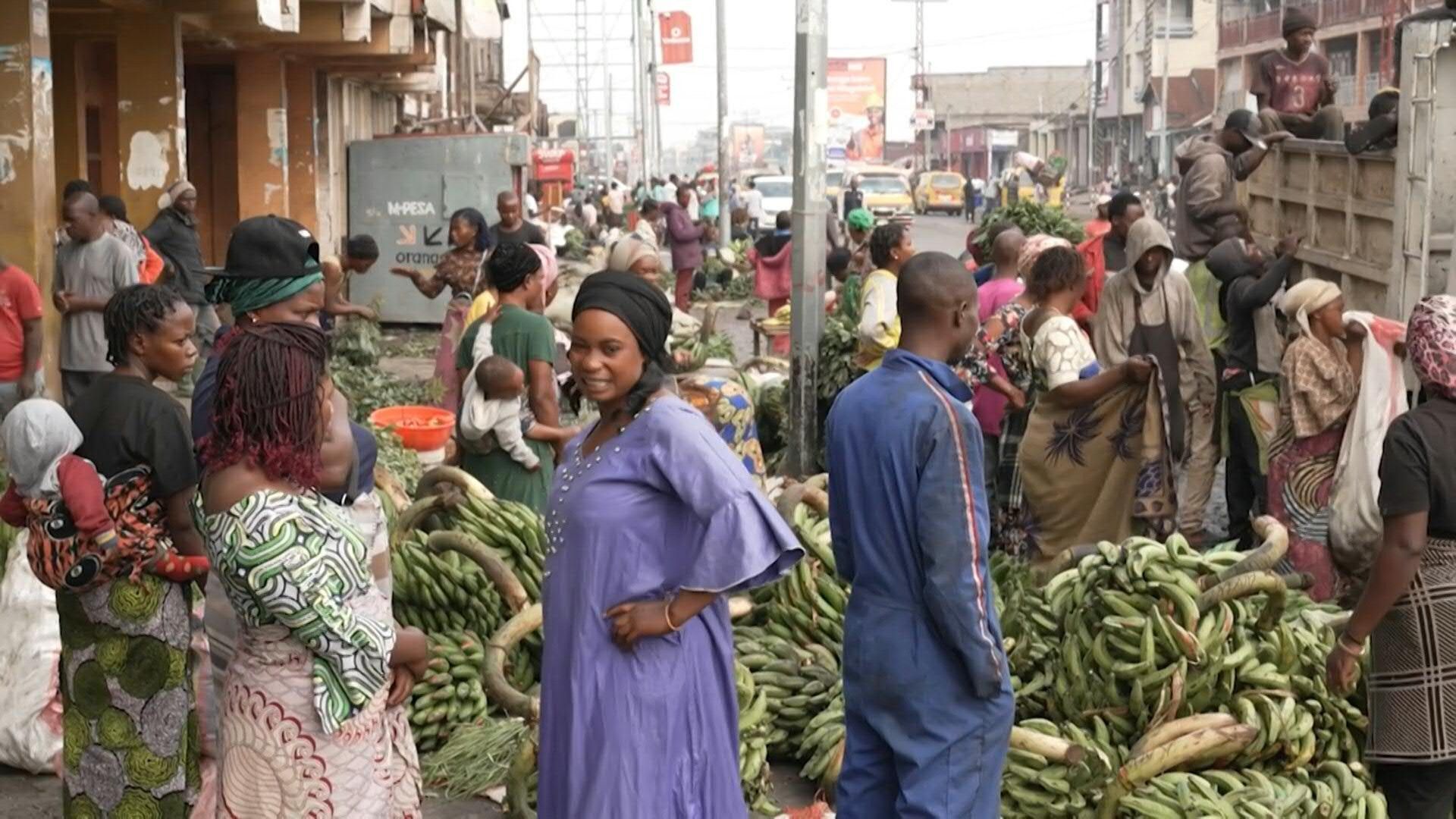 Sellers return to markets but schools remain closed in eastern DRC's Goma