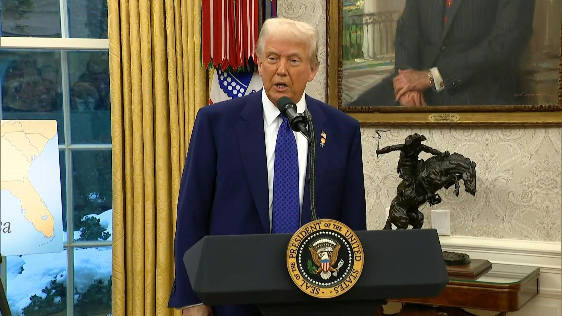 Trump says will have first Putin meeting in Saudi Arabia