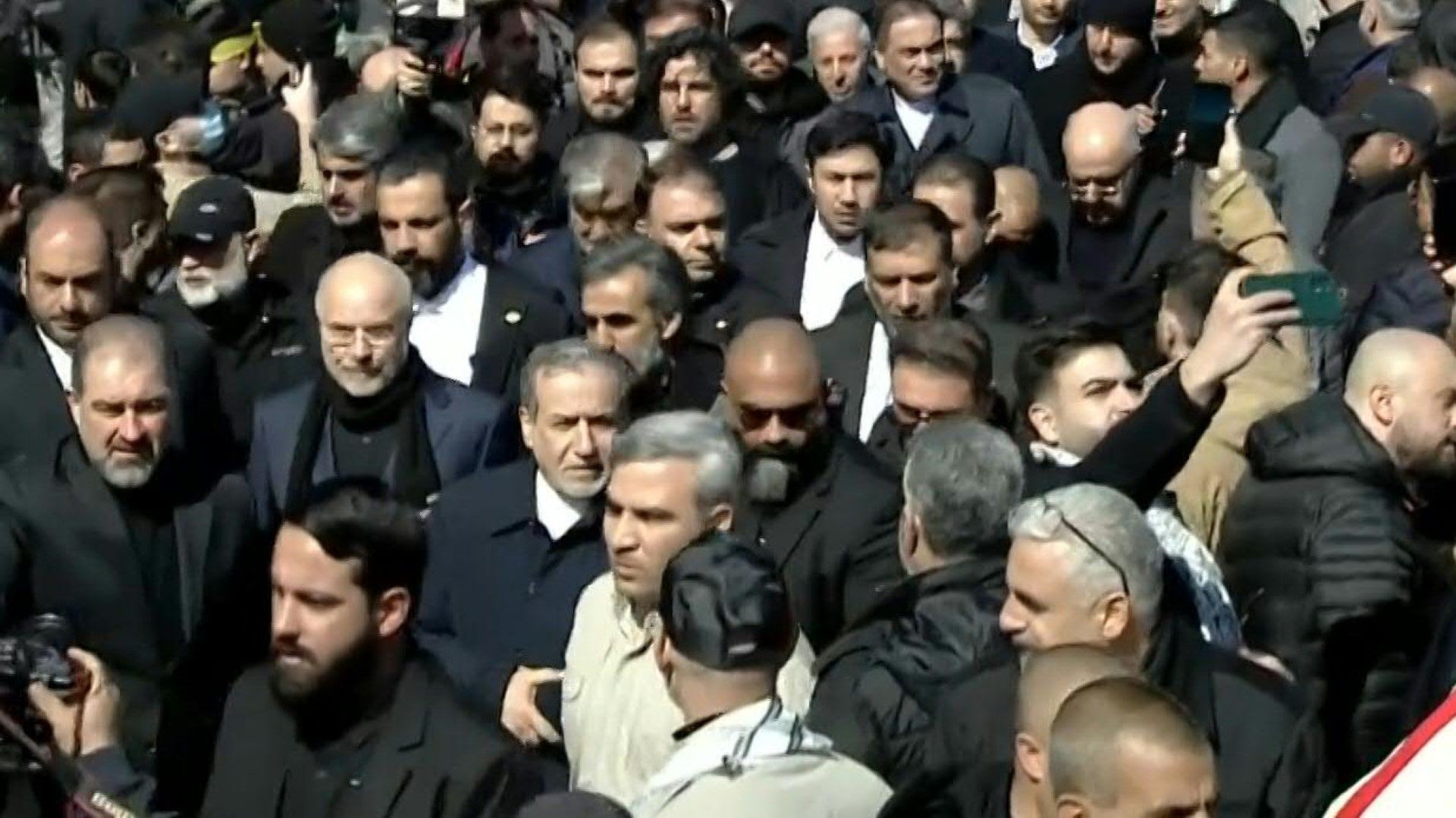 Iranian officials attend Beirut funeral of slain Hezbollah leader