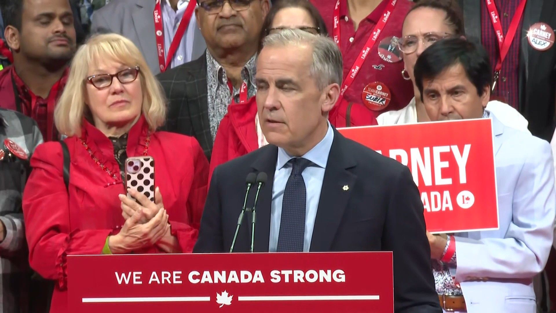 Video: PM Carney says Trump will 'never' break Canadians in election victory speech