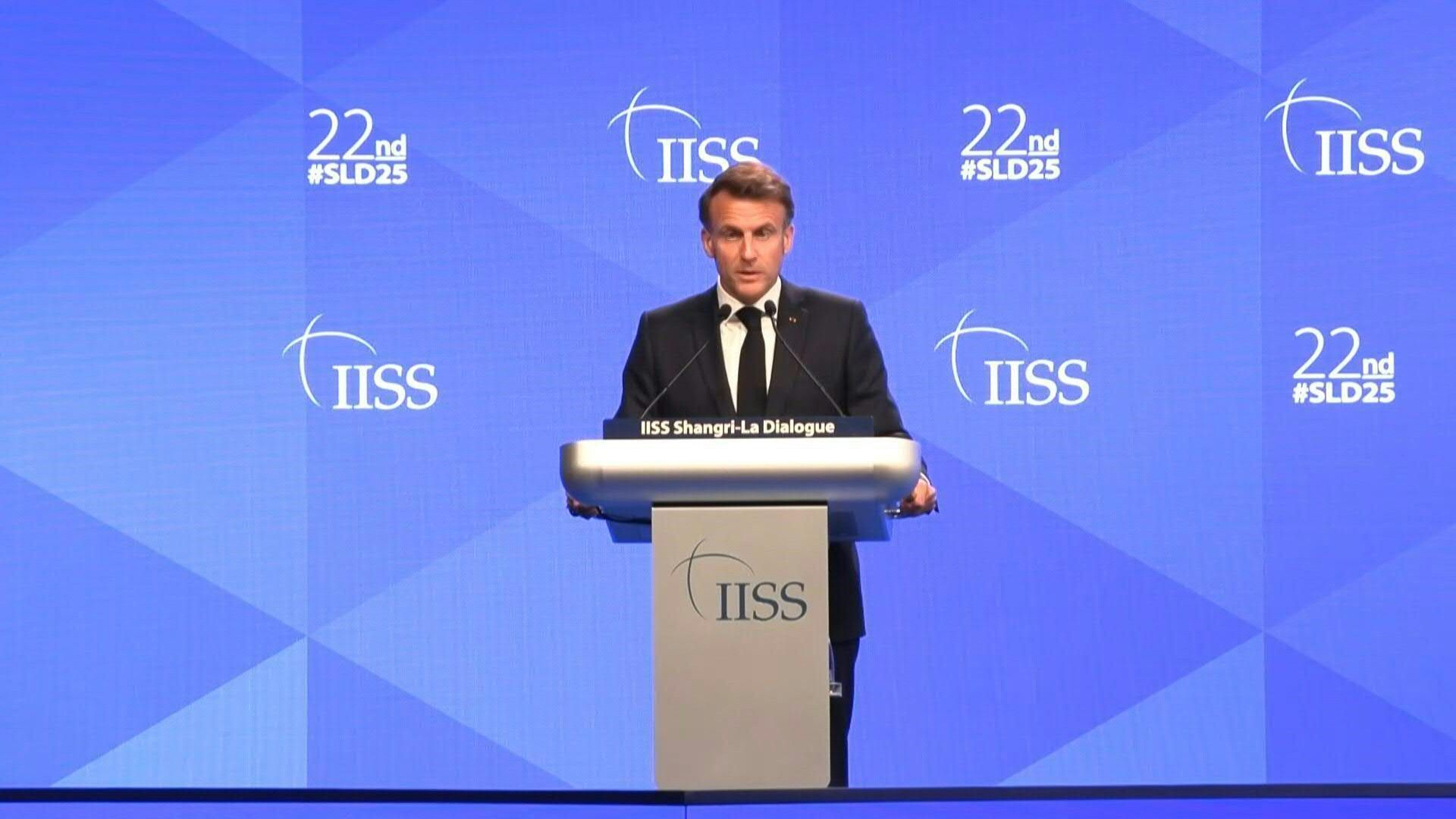 Video: Macron calls for 'alliance between Europe and Asia' based on principles