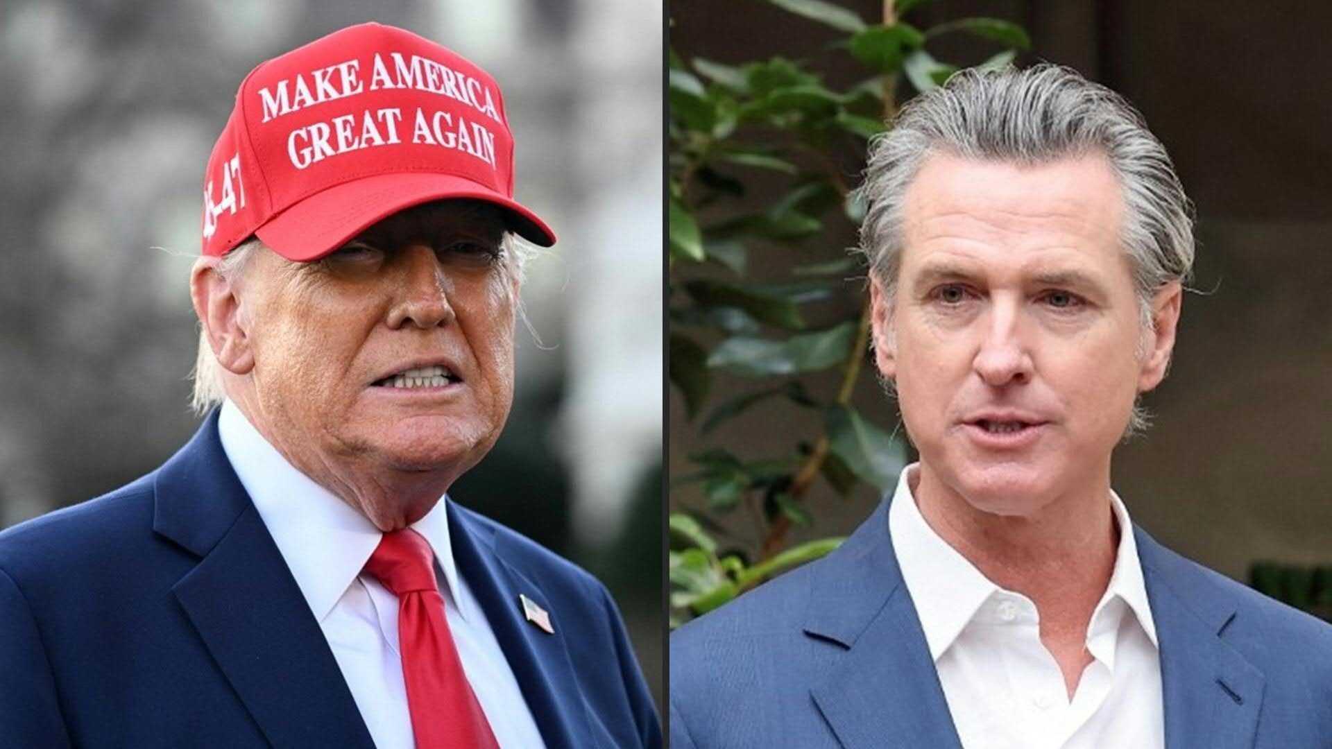 Heftiger Schlagabtausch zwischen Trump und Kaliforniens Gouverneur