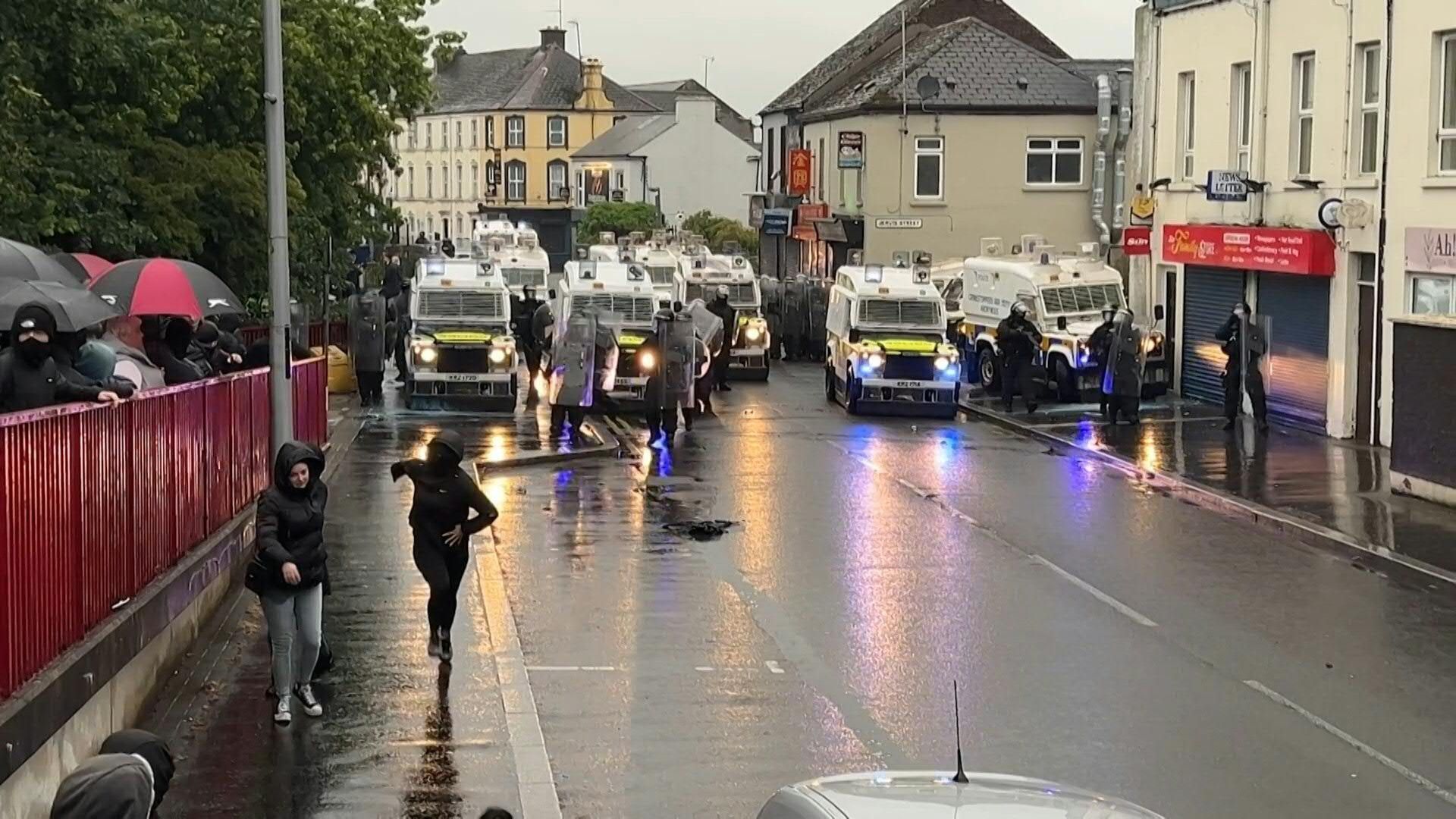 Tensions flare in N.Ireland town as anti-immigration unrest spreads