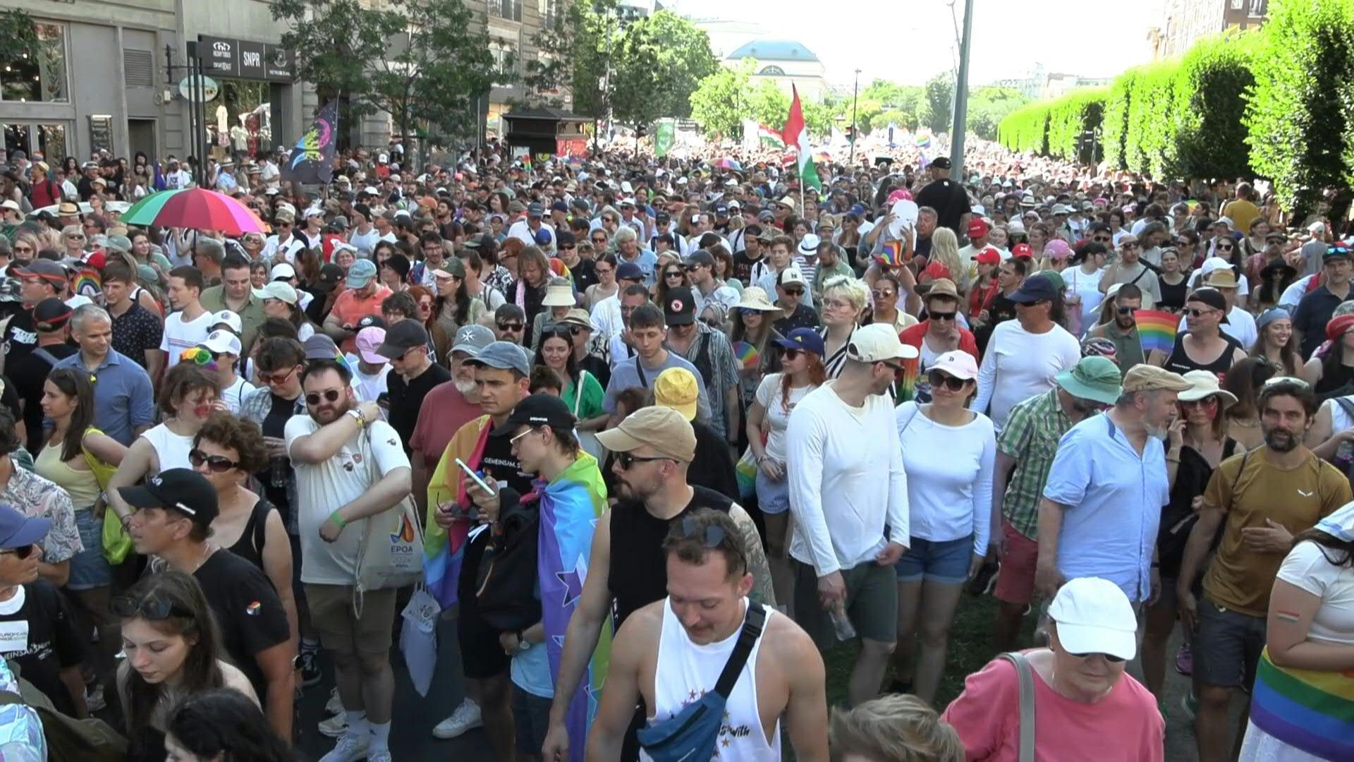 Budapest Pride celebrates record turnout despite Orban's ban