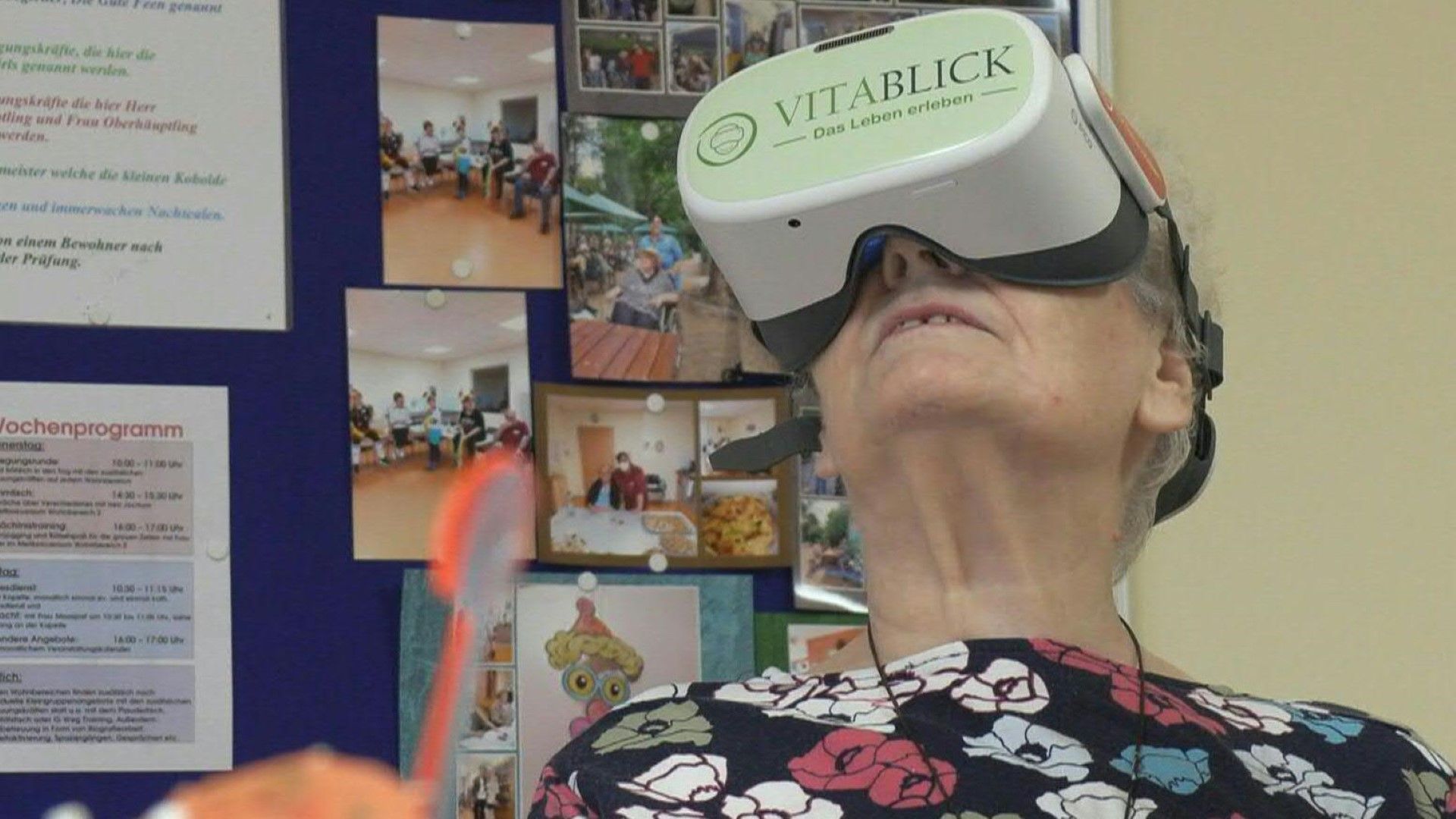 VR-Brille im Pflegeheim: Senioren bereisen virtuell die Welt