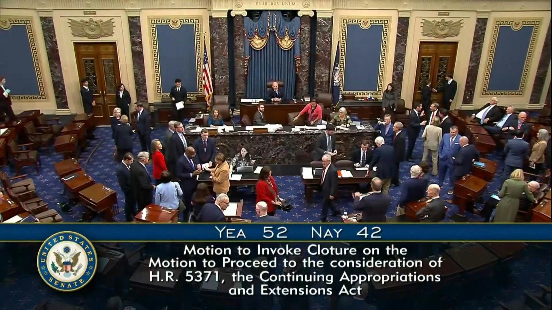 US government shutdown continues after Senate vote fails