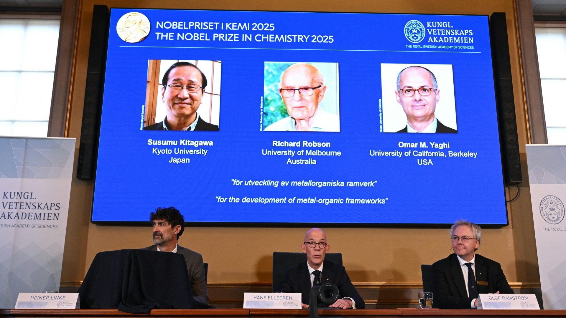 Chemie-Nobelpreis für Entwicklung neuer Molekular-Architektur