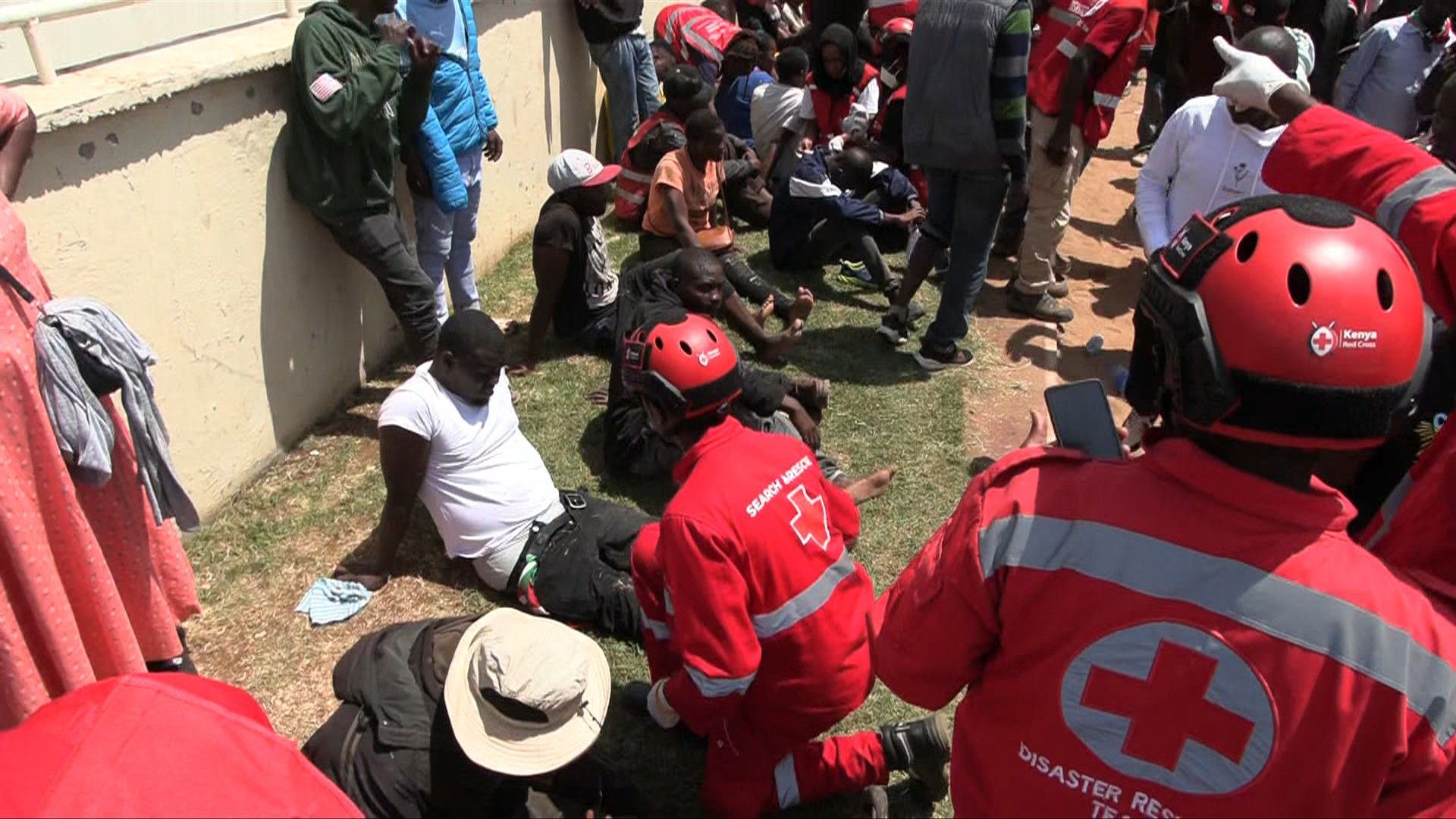 Dozens injured in stampede at funeral of Kenyan opposition leader Odinga