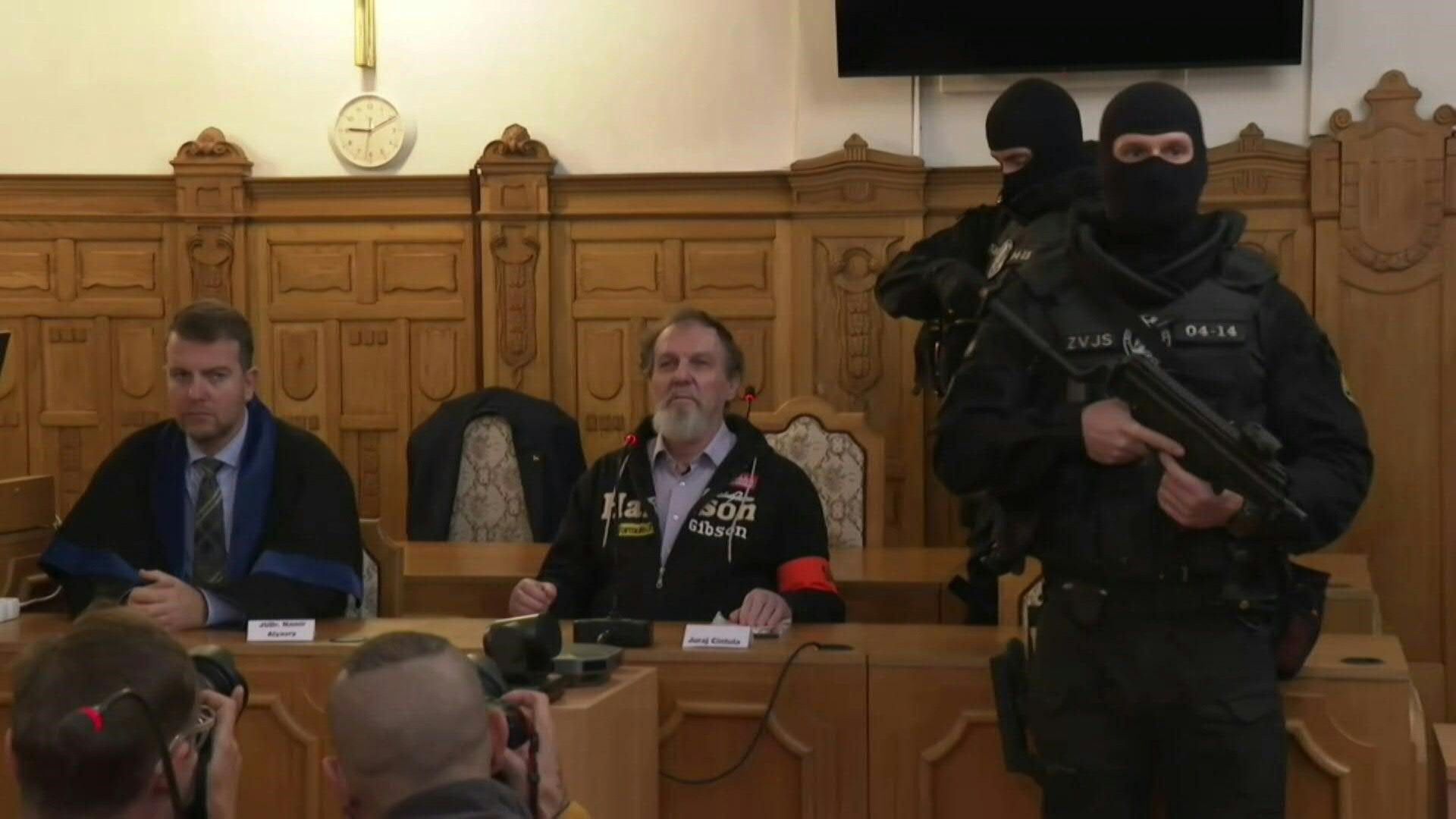 Gunman who shot Slovak PM in court ahead of 21-year sentencing