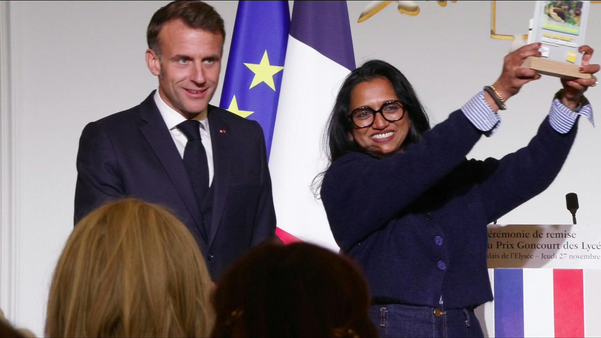 Video: Author Nathacha Appanah wins '2025 Goncourt Prize for High School Students'