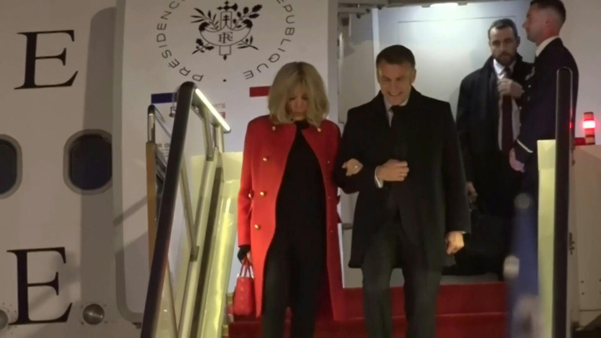 French President Macron arrives in China on fourth state visit