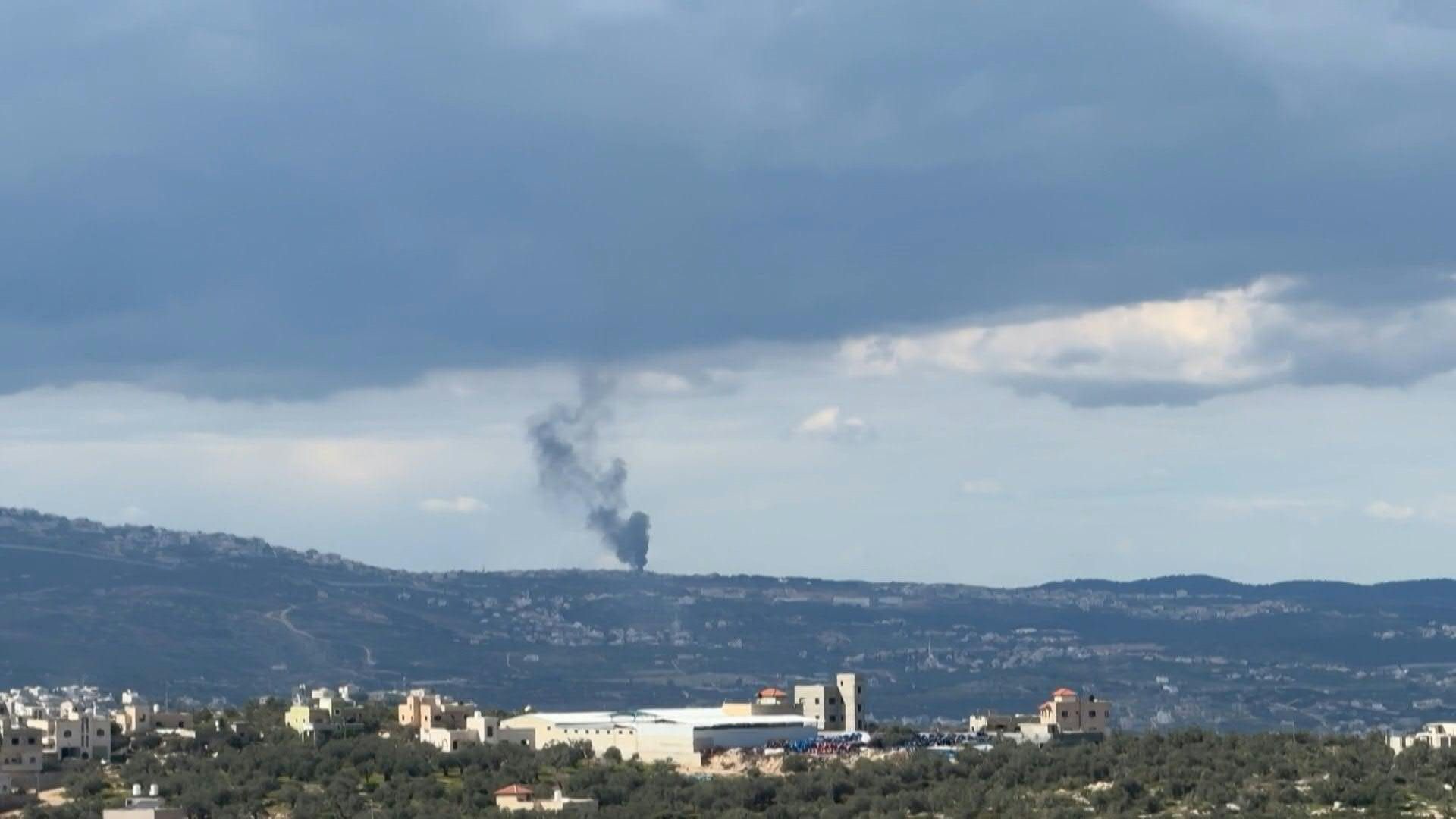 Video: Smoke billows in Israeli areas of occupied West Bank as anti-ballistic missiles are fired
