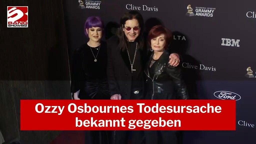 Ozzy Osbournes Todesursache bekannt gegeben
