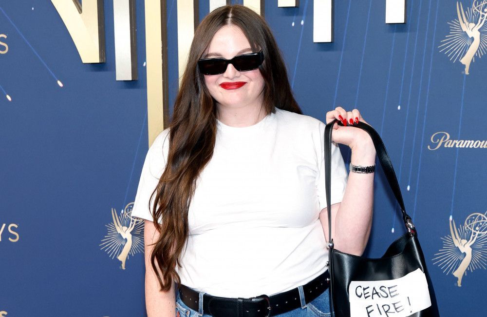 Meg Stalter breaks the 'red carpet rule' by wearing jeans at the Primetime Emmy Awards
