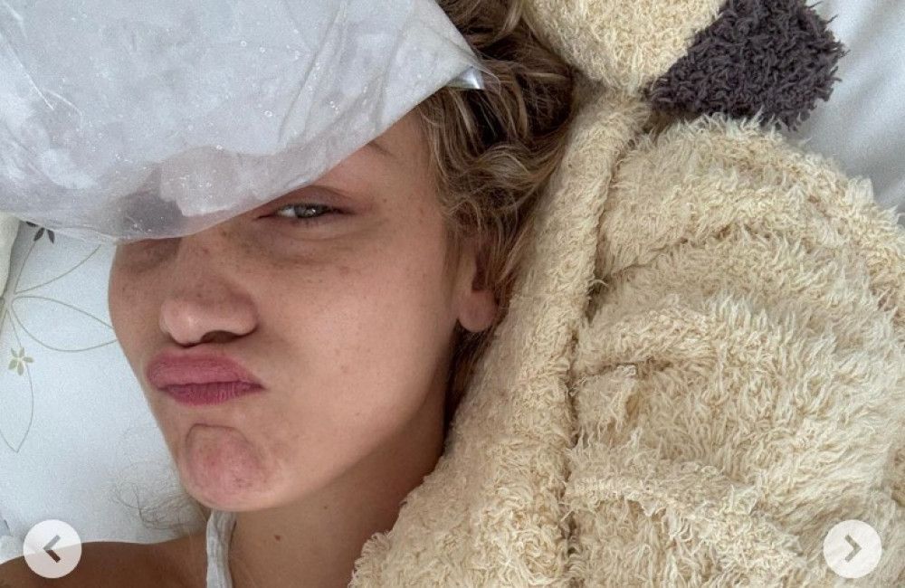Bella Hadid shares a few snaps of herself in hospital