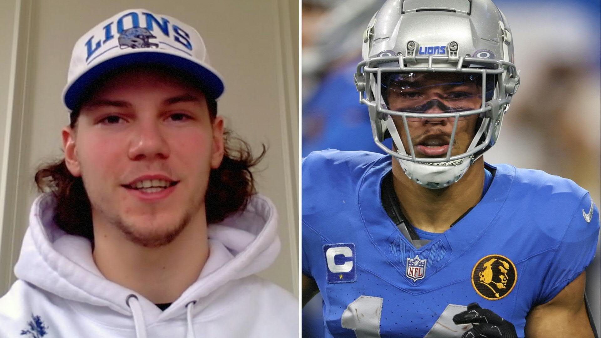 NHL-Star Seider begeistert von Detroit Lions und Amon-Ra St. Brown