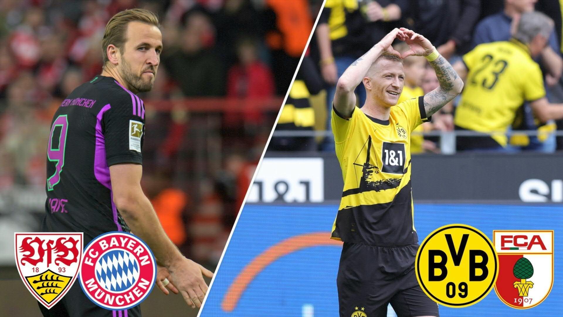 Vor Königsklasse: Bayern verlieren in Stuttgart - BVB schlägt Augsburg deutlich