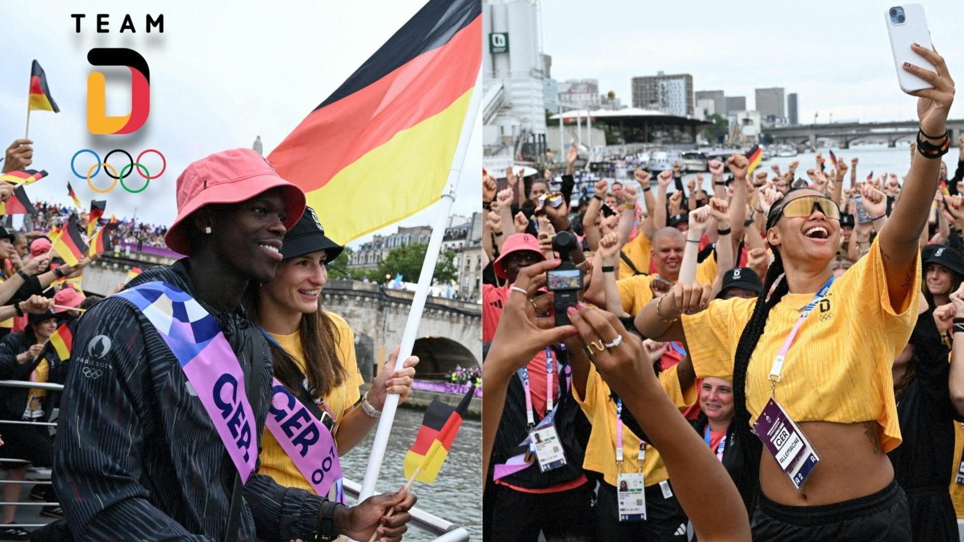 Spektakuläre Eröffnungsfeier in Paris: Team D macht Party