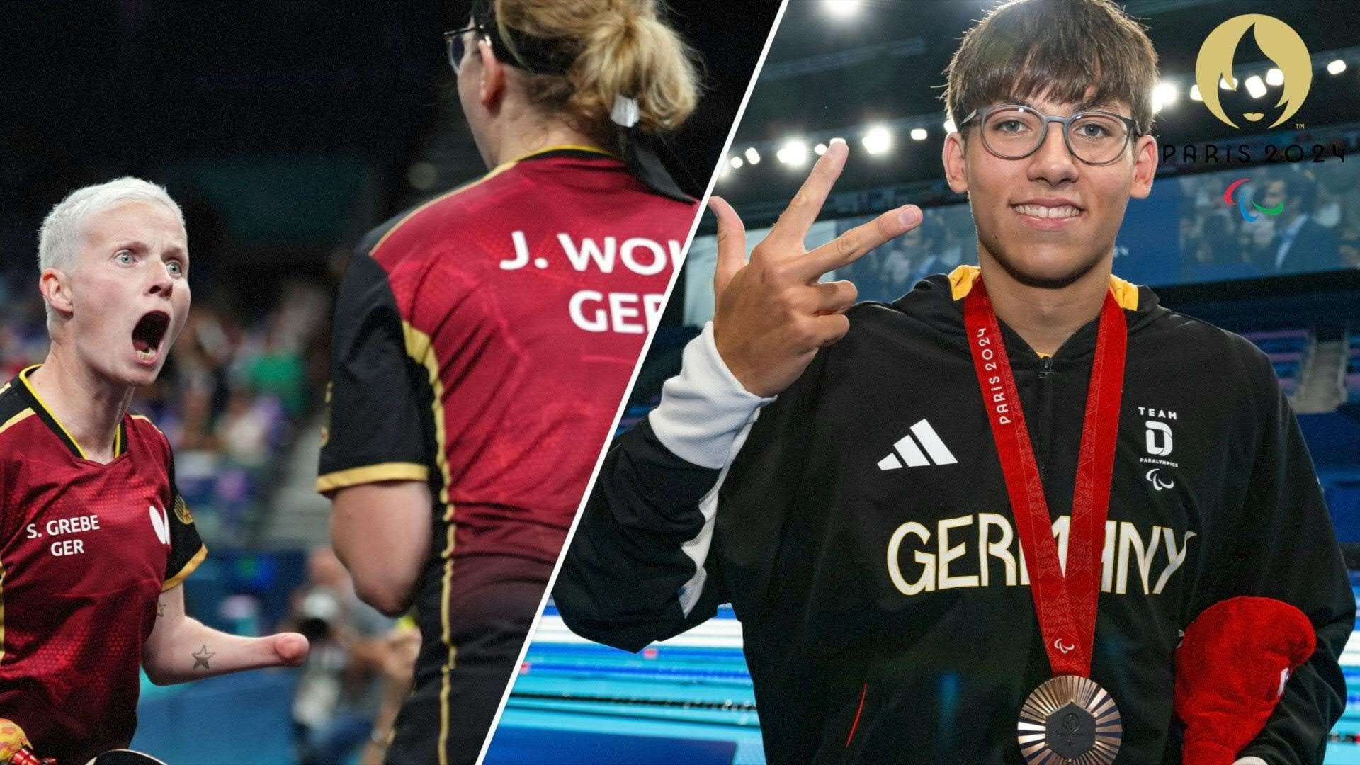 Erste Medaillen für Team D: Silber im Tischtennis, Bronze im Schwimmen