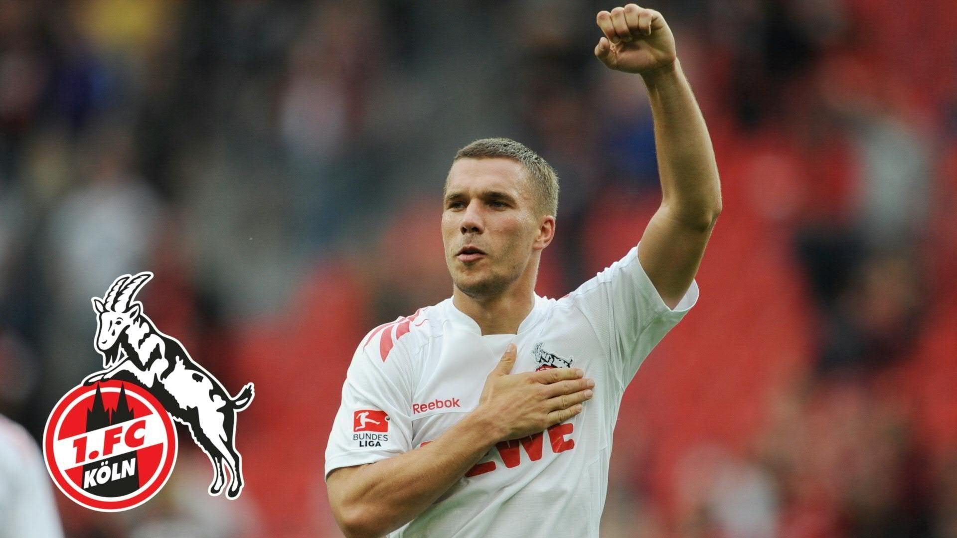 FC überrascht Podolski mit Wandgemälde in Köln