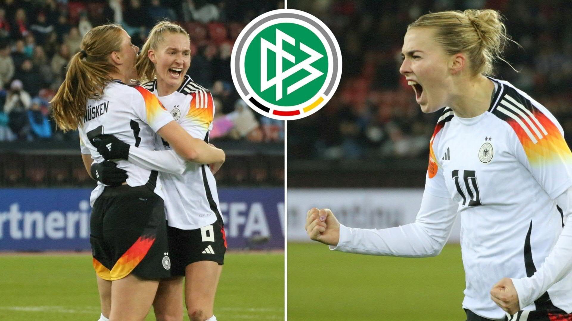 DFB-Frauen feiern Kantersieg in der Schweiz
