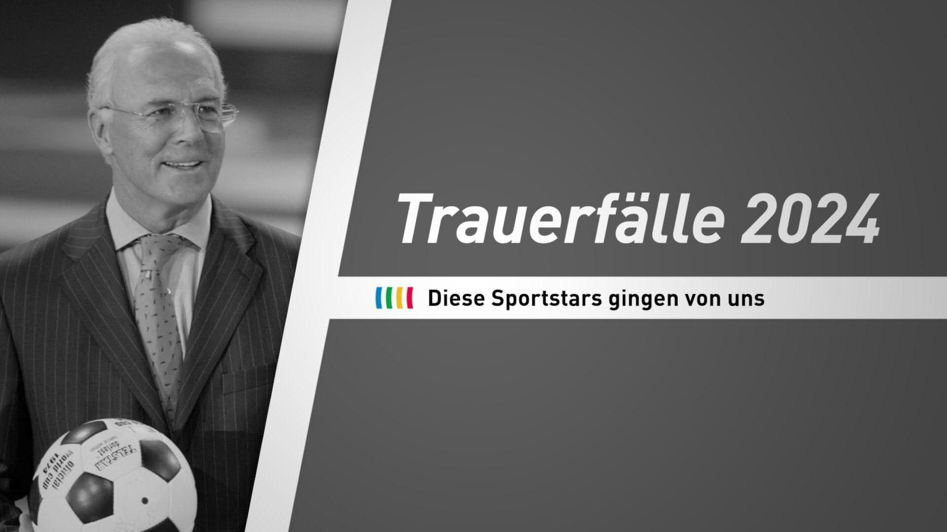 Vom "Kaiser" bis Christoph Daum: Die Toten des Sports 2024