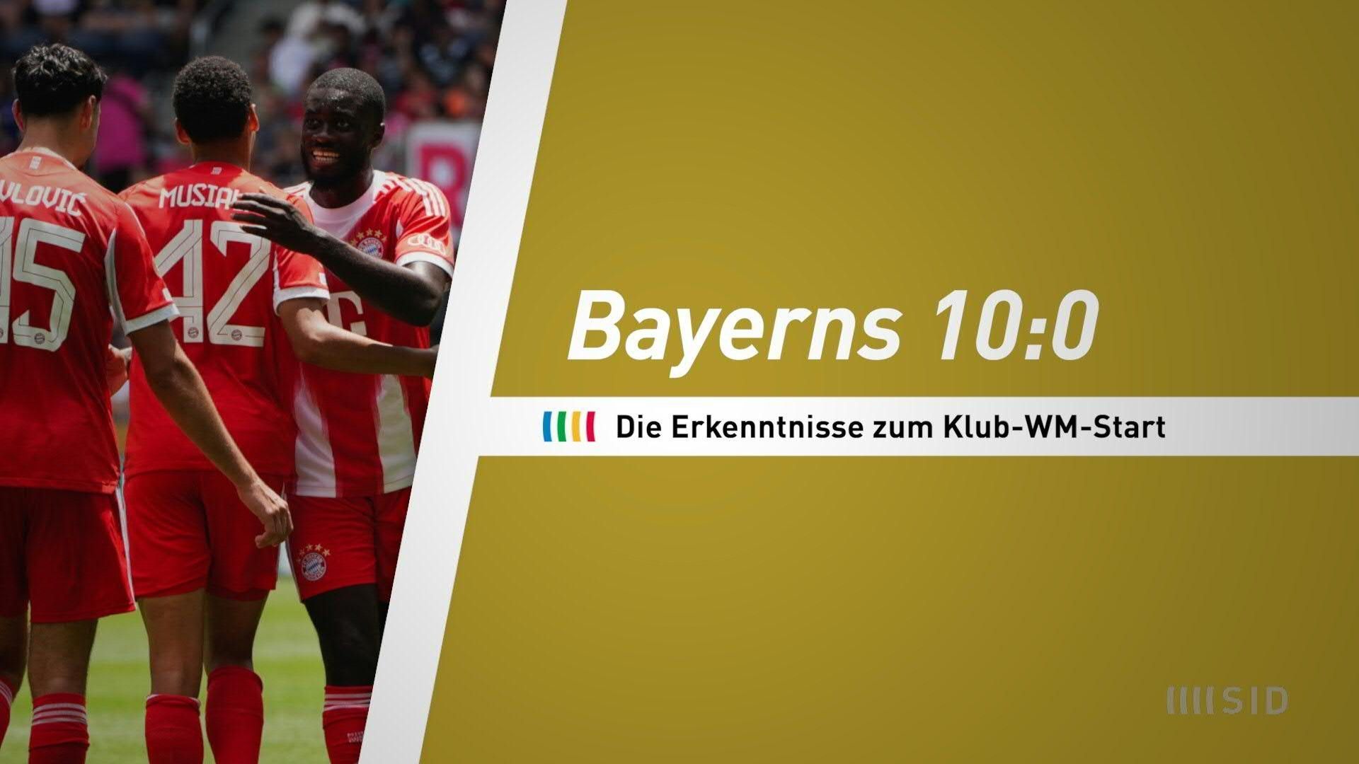 FC Bayern schreibt Geschichte: Die Erkenntnisse zum Klub-WM-Start