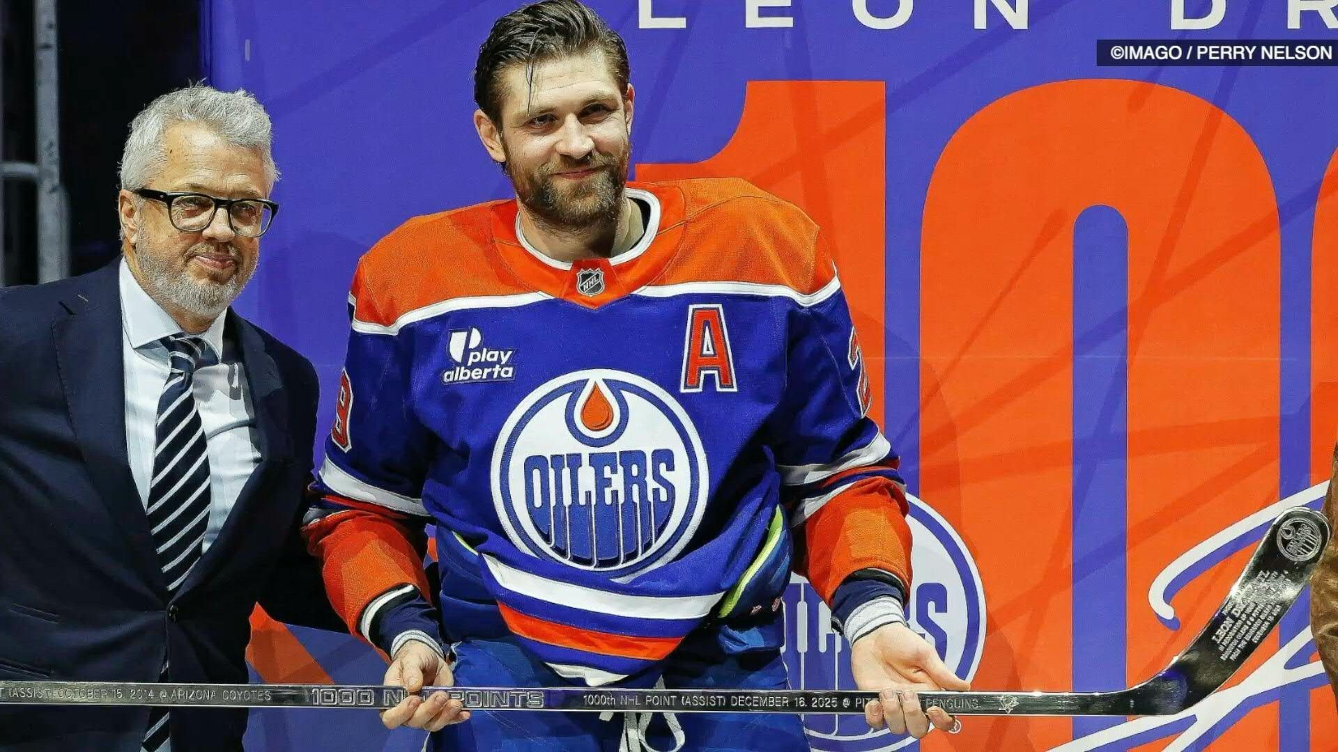 Video: Vor den Augen der Oma: Goldener Schläger für Draisaitl