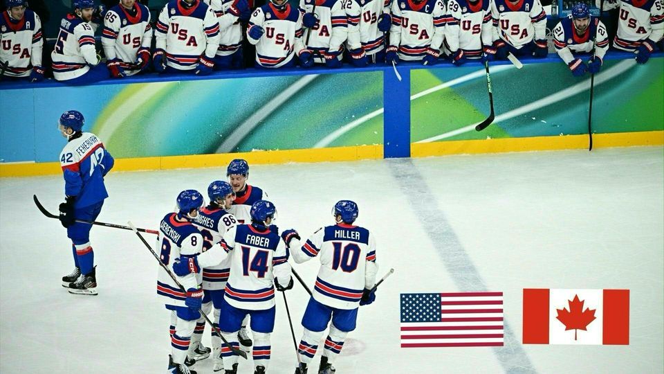 Duell der Erzrivalen: Kanada und USA im Eishockey-Finale