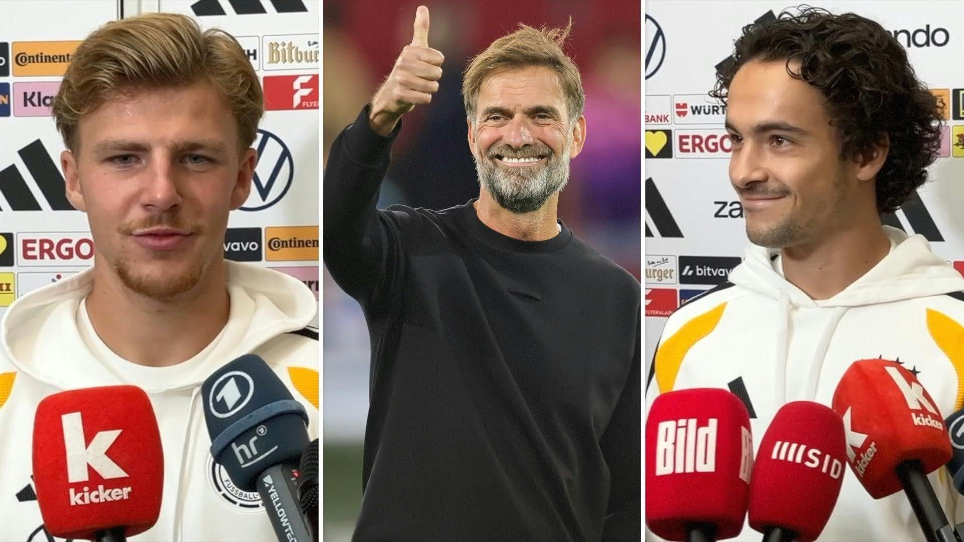Video: Klopp als Energiespender: DFB-Neulinge schwärmen bereits