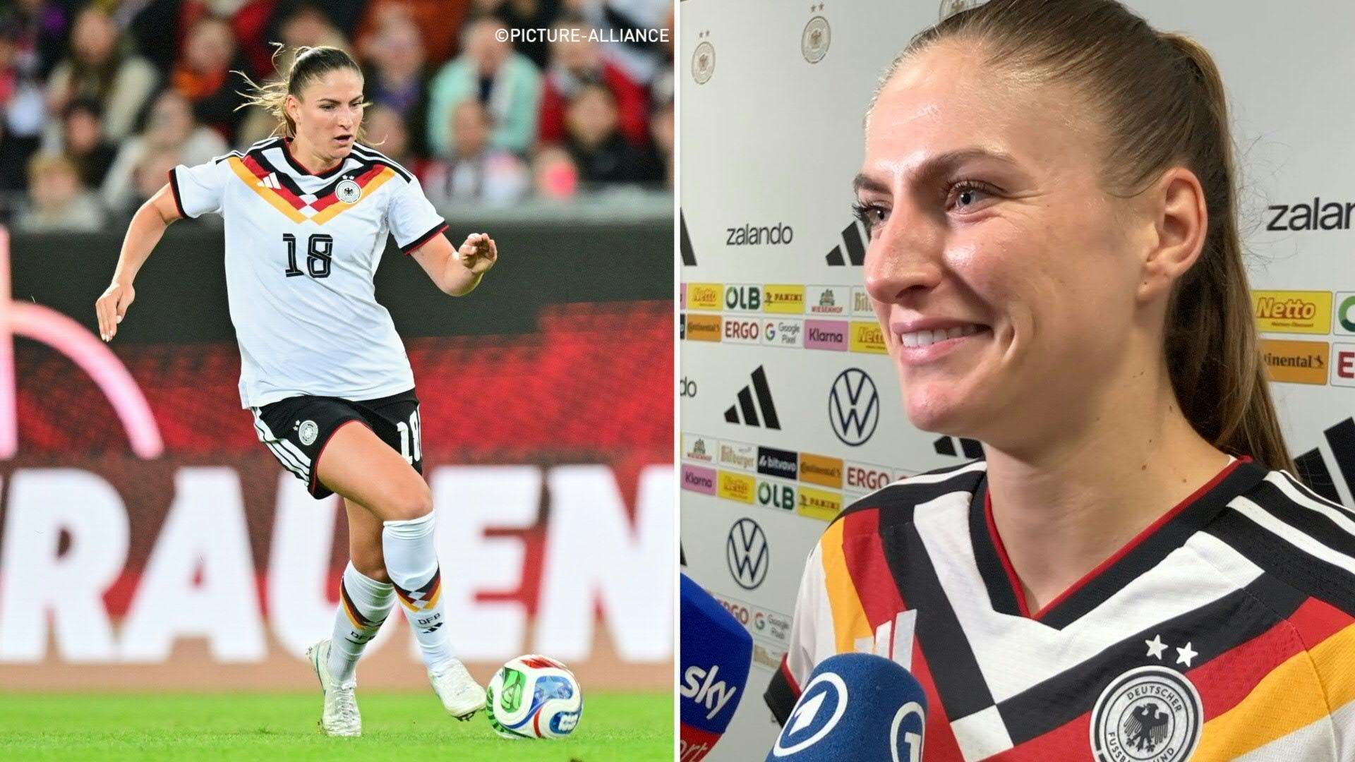 Video: Kössler nach DFB-Doppelpack: "Sonst würde ich lügen"