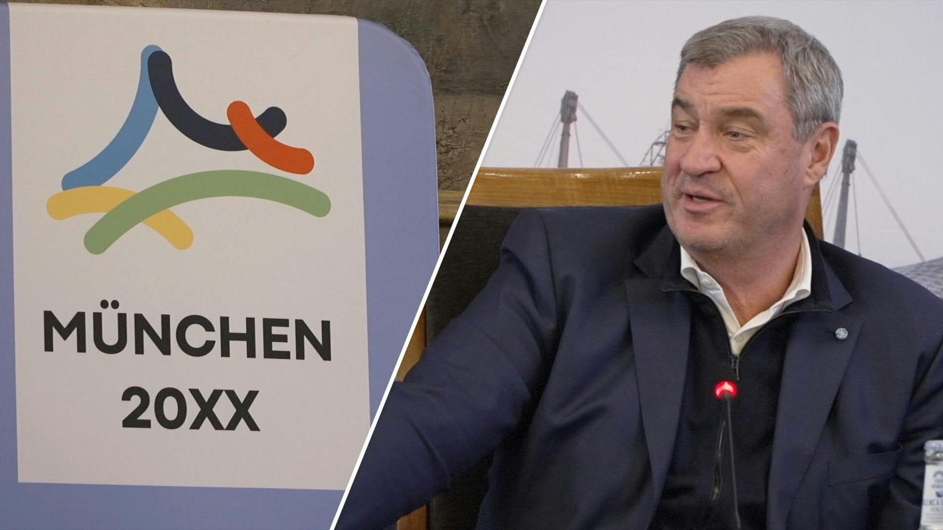 Video: Söder über Olympia-Konkurrenz: "Dürfen es nicht verdaddeln"